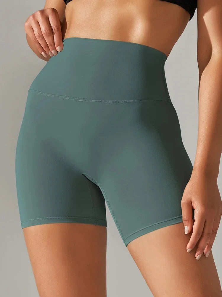 Short de Yoga Taille Haute Extensible et Respirant